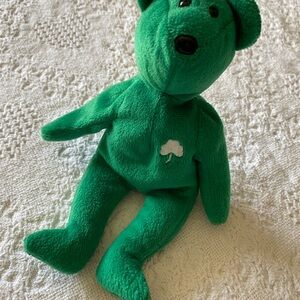 Ty Erin Green Beanie Baby Plush Retired Collectible